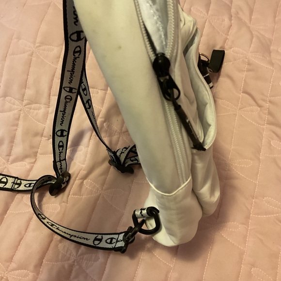 Champion White and Black Backpack with Red Logo - Picture 5 of 13